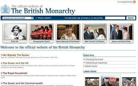 英国女王官网改版接轨社会