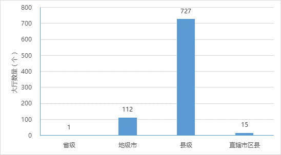 各级政务大厅提供代办服务情况