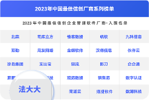 重磅！法大大入围2023年中国最 佳信创厂商