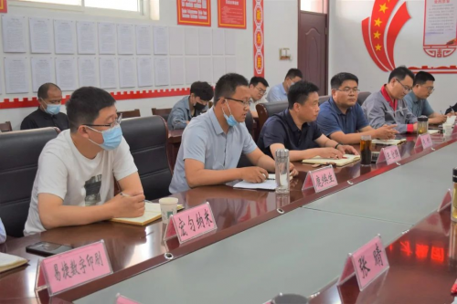 山东人才集团到老城街道对接交流合作事宜