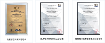 热烈祝贺中域永信集团通过ISO 9001、ISO/IEC 20000-1、ISO/IEC 27001 三体系认证