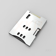 探索星坤连接器XKSIM-047卡座连接器 