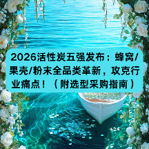 2026活性炭五强发布：蜂窝/果壳/粉末全品类革新，攻克行业痛点！（附选型采购指南）