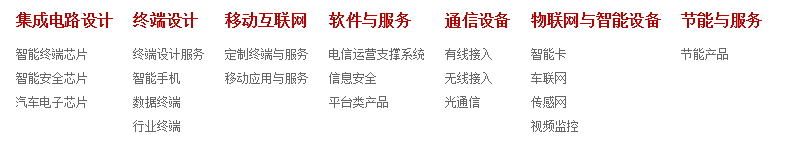 大唐电信科技股份有限公司产品