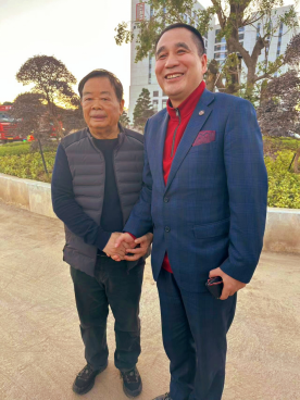 心若菩提敬天爱人 著名爱国人士华国中拜会中国首善曹德旺先生